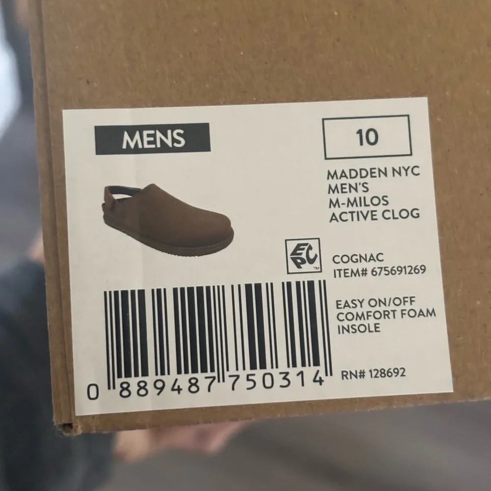 Madden NYC Tan Milo’s Slip-On Clogs in Cognac - Picture 7 of 12